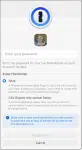 Exporting in 1Password