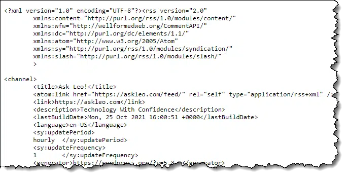 Example RSS Feed