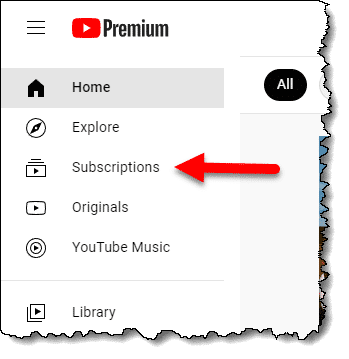 YouTube Subscriptions