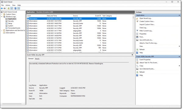 Windows 11 Event Viewer