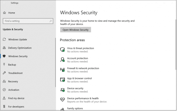 Windows Security