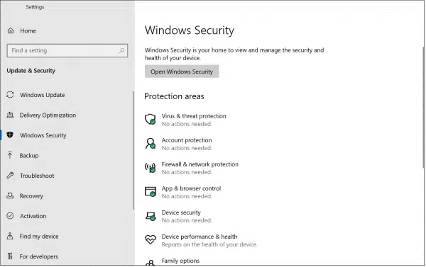 Windows Security