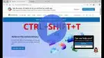 CTRL+SHIFT+T - undo for tabs