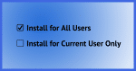 Install for All Users