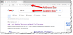 Address Bar & Search Box