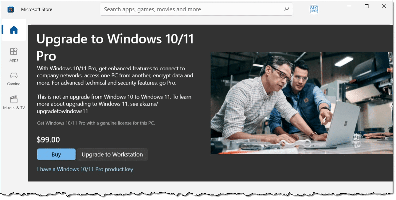 Upgrade Home To Pro In Windows 10 Or 11 Ask Leo