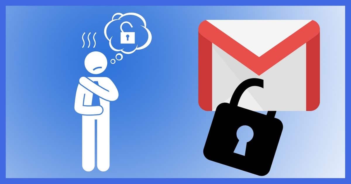 Padlocked Gmail.