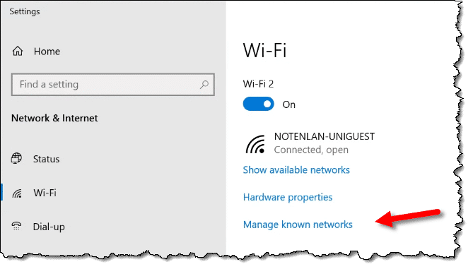 Wi-Fi Settings