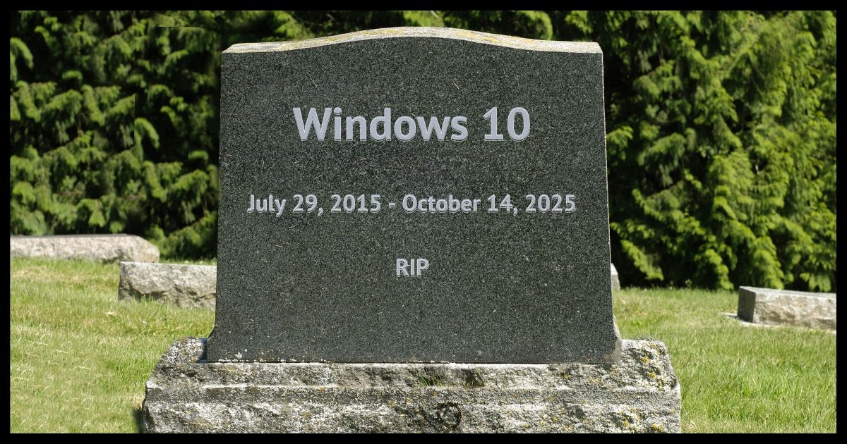 Windows 10 RIP