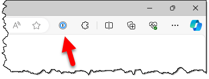 1Password Toolbar Icon