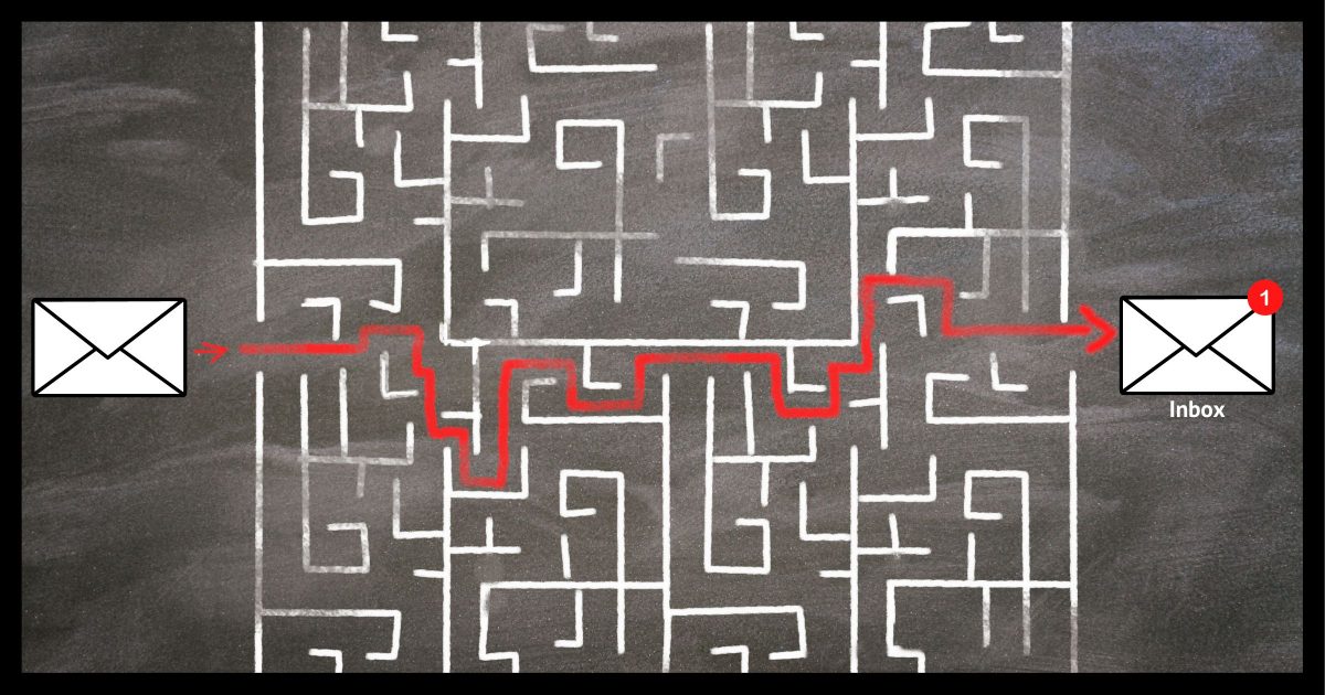 Email Delivery Path/Maze