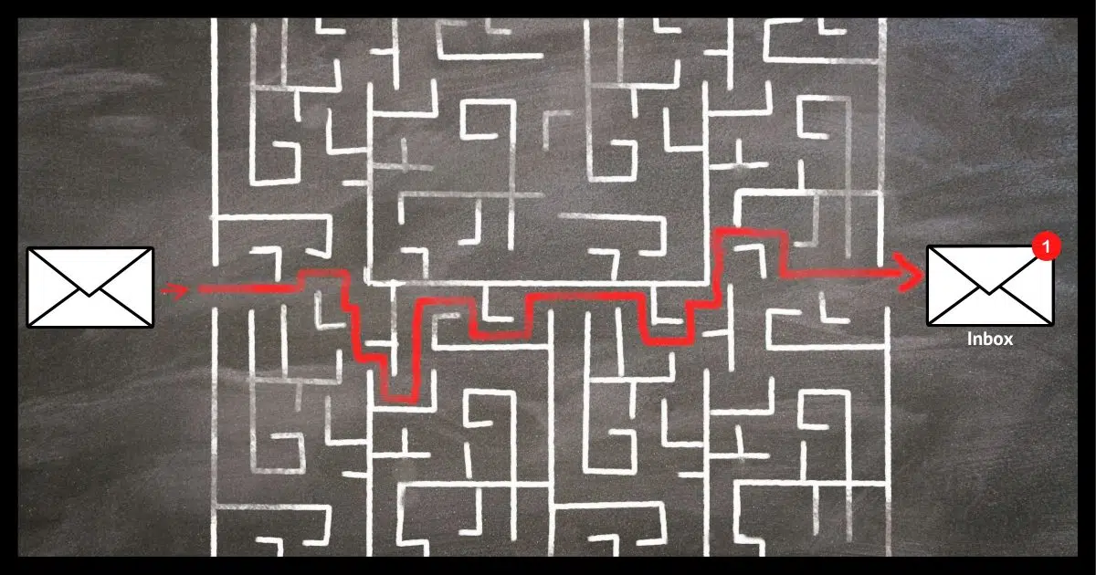 Email Delivery Path/Maze