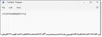 A password in notepad.
