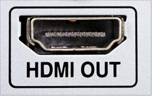 An HDMI socket.
