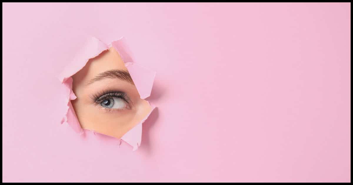 Peeking eye...