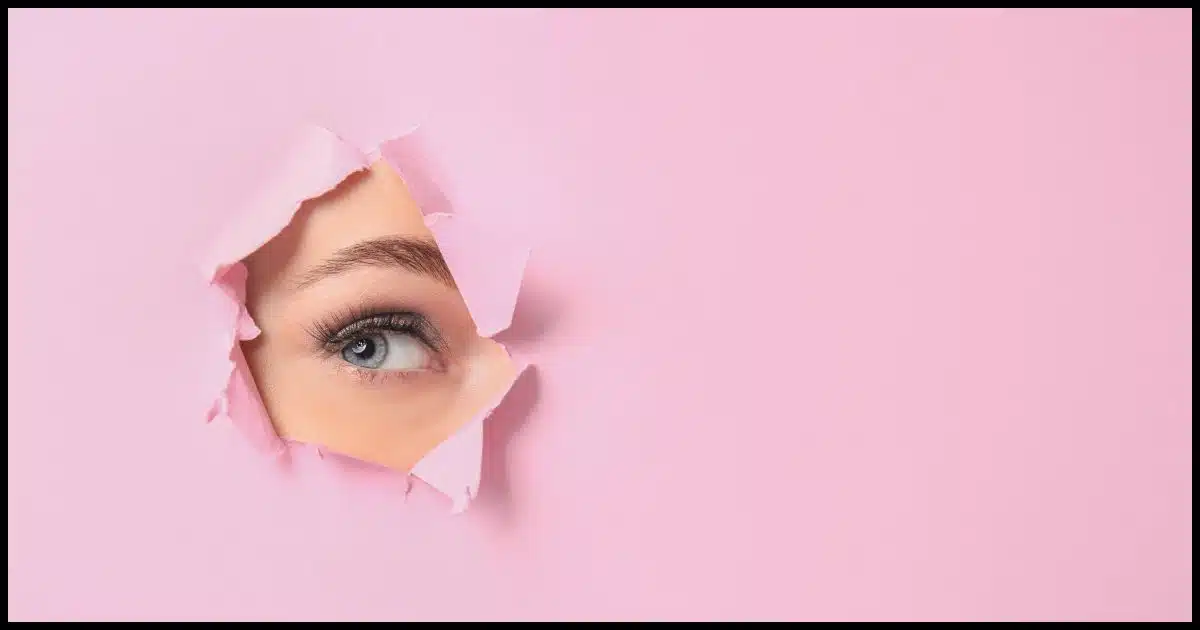 Peeking eye...
