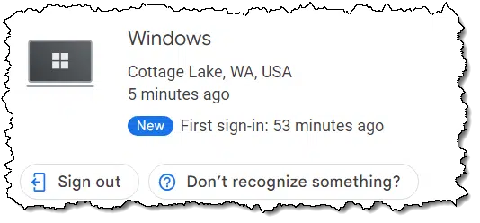 Sign out a specific session.