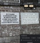 Monument translation by Google Lens