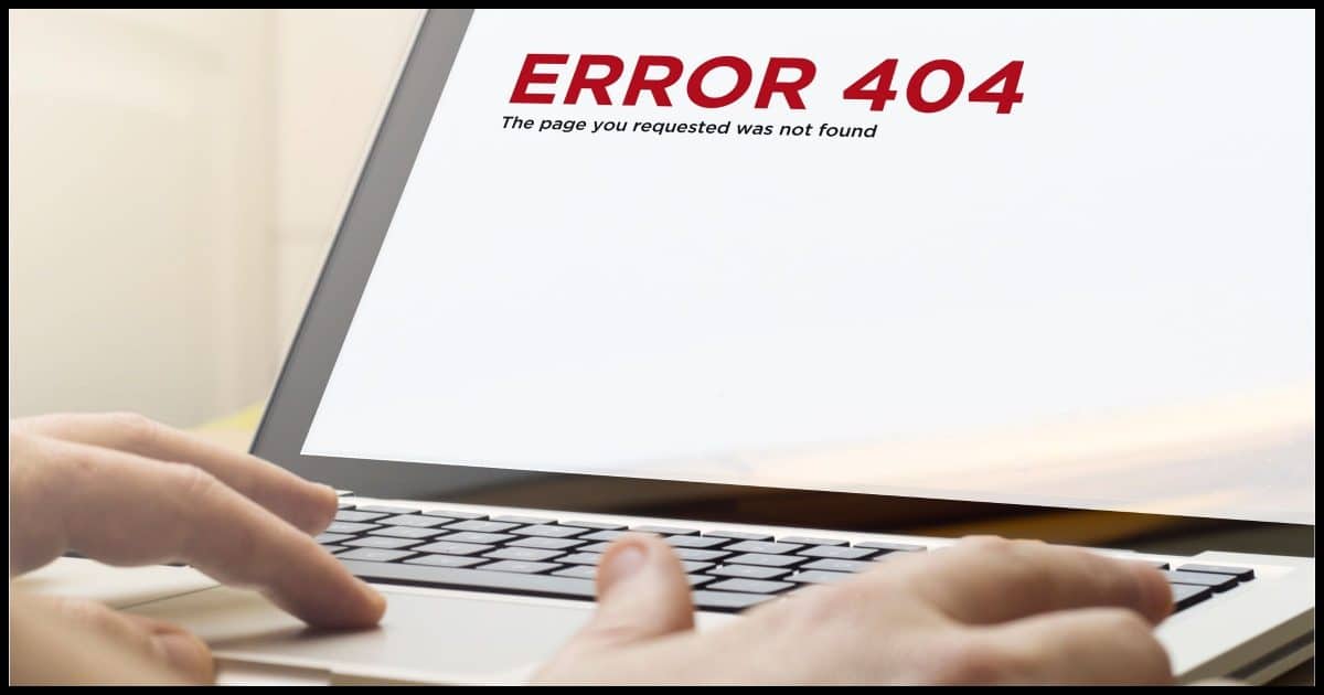 404 - Page Not Found