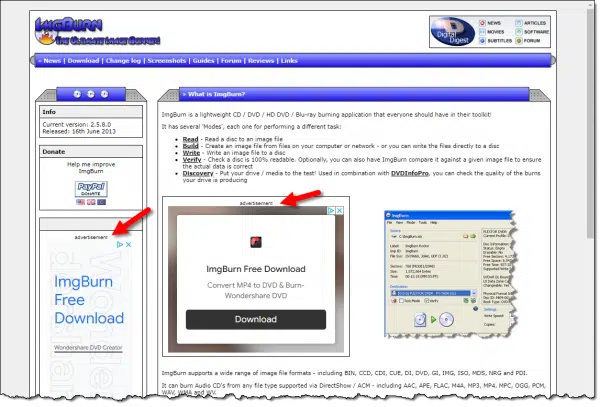 Imgburn homepage