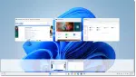 Win-Tab to switch apps.