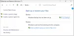 Windows 7 Backup and Restore in Windows 11.