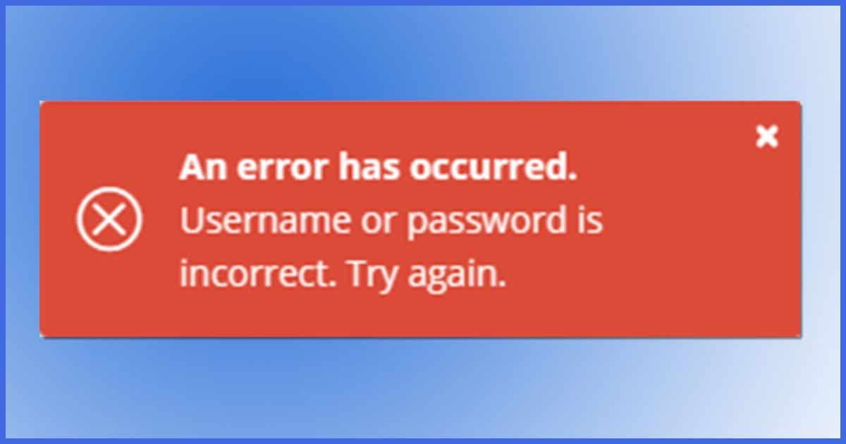 Bitwarden Sign-In Error