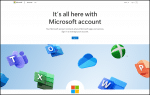Microsoft Account home page.