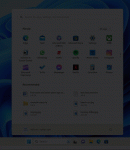 Creating a folder in the Windows 11 Start menu