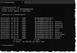 DIR /Q in the Windows Command Prompt.