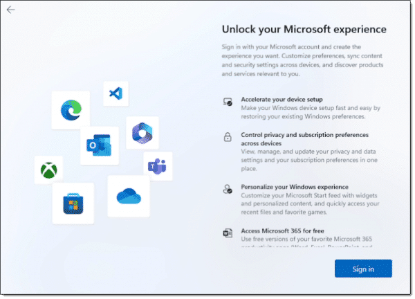 Unlock your Microsoft experience.