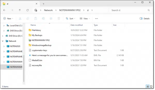Contents of the share.