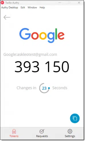 Authy Desktop