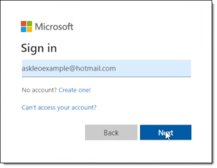 Mountain Duck Microsoft Account sign in.