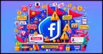 An image that visually represents the theme of being cautious on Facebook Marketplace due to the rise of scams. The image features symbolic red flags to indicate warning signs, along with icons or illustrations related to Facebook Marketplace, such as the Facebook logo, a marketplace setting, and representations of the scams mentioned (moving conversations off Facebook, cryptocurrency, gift cards).