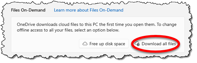 OneDrive Files On-Demand