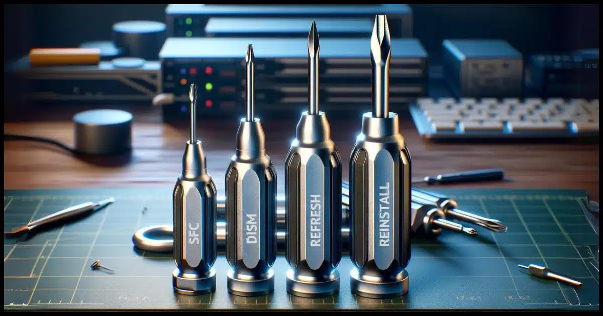 Tools in your toolbox.