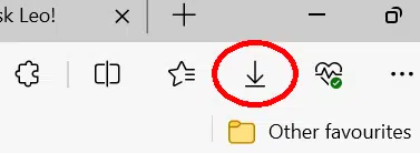 download arrow
