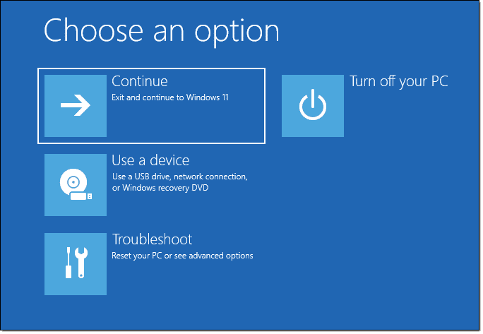 Choose an option