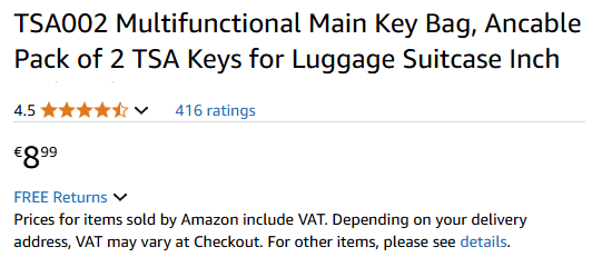 TSA Master Key