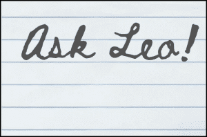 Ask Leo! written on paper.