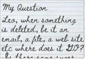 A handwritten question.
