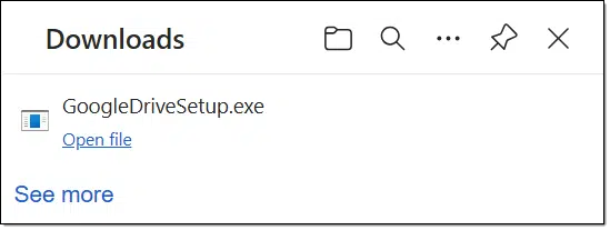Google Drive Setup download.