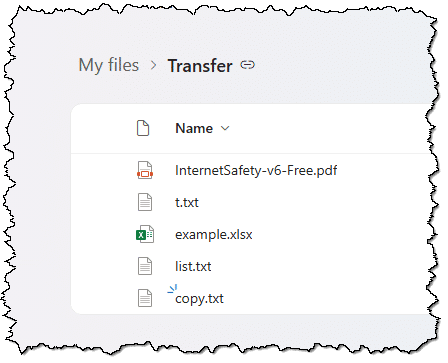 OneDrive transfer folder online.