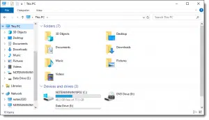Windows 10 File Explorer.