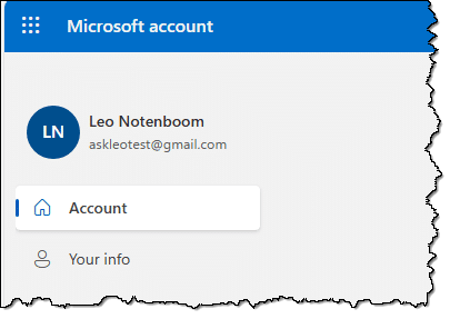 Microsoft Account, Gmail Email