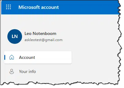 Microsoft Account, Gmail Email