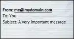 From: me@mydomain.com