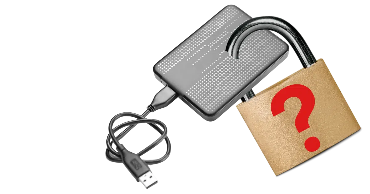 A locked(?) drive.