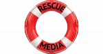 Life ring labeled "rescue media"